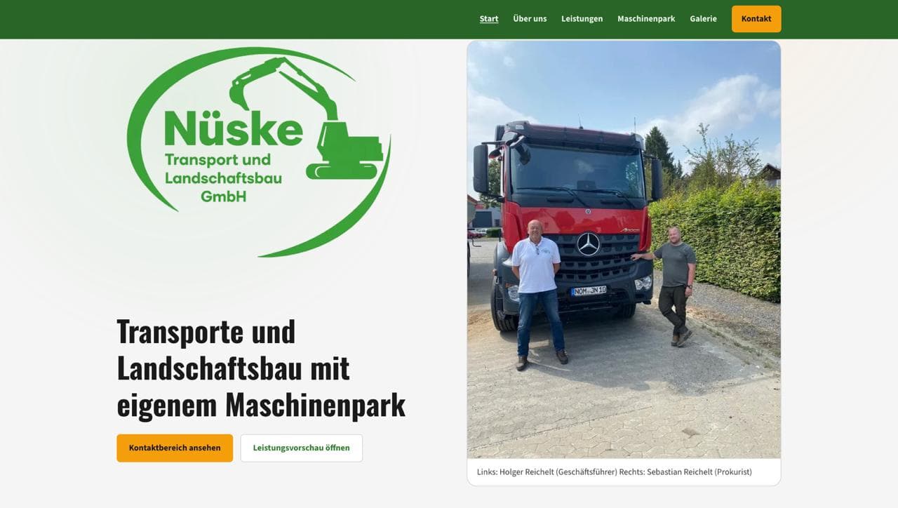 Nüske Landschaftsbau – Projektvorschau